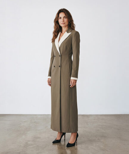 Beige Ivory lapel blazer